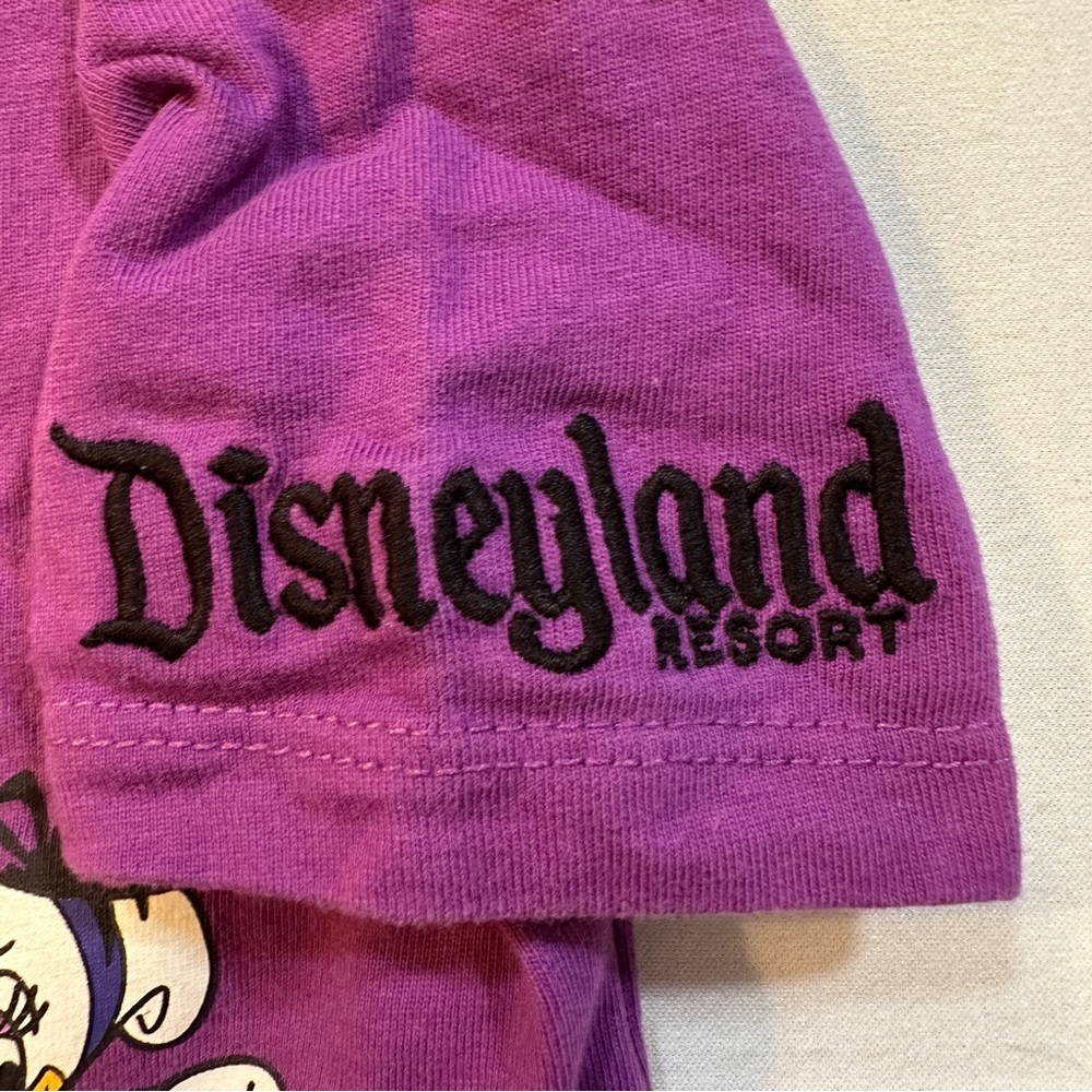 Disney Parks XXS Toddler Girls Tee Disneyland 2022 Purple Halloween Mickey Mouse - Picture 3 of 12